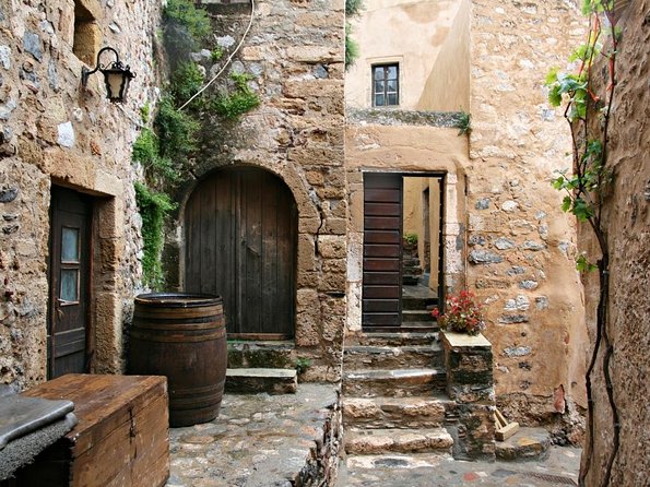2 Day Private Tour of Sparta, Mystras & Monemvasia - Overnight - Monemvasia Day 1: check-in in the Rock town, then wander at night