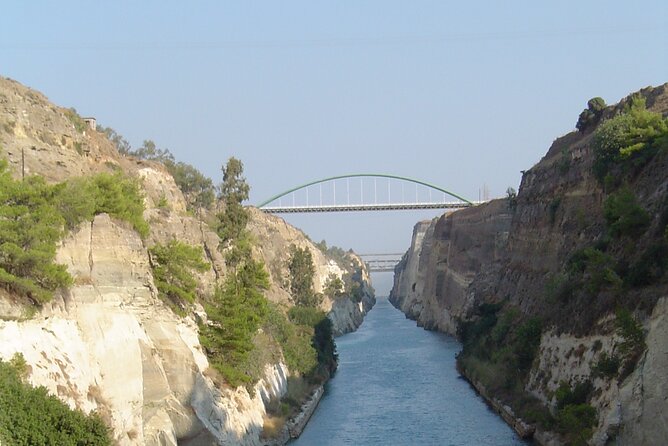 4-Day Private Peloponnese, Delphi and Meteora Tour from Athens - Day 1: Corinth Canal, Ancient Corinth, Epidaurus, Mycenae, and Nafplio