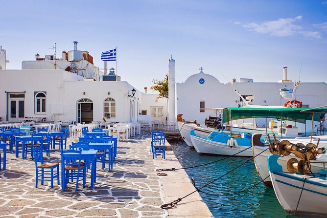 4 Day Private Tour to Paros, Mykonos, Santorini, - Day 2 to Mykonos: Little Venice Walks and the Optional Wine + Olive Food Day