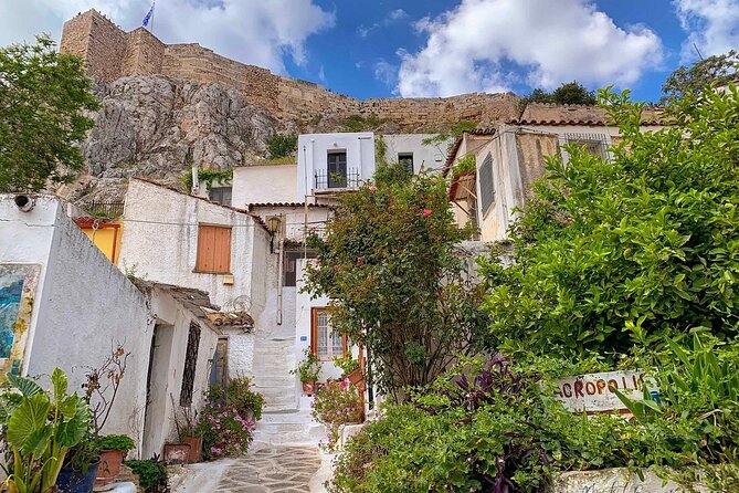 A Journey through Time Rediscovering Athens Iconic neighborhoods - Stop 4: Plaka’s cobblestone lanes and Acropolis views at the foot of the hill