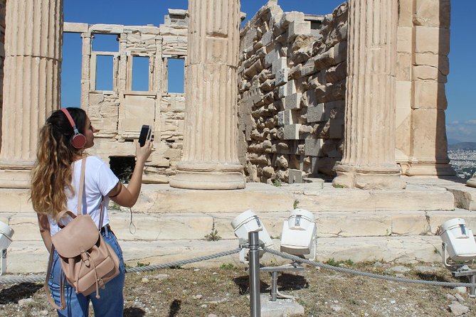 Acropolis E-Ticket with Audio Guide & Athens City Audio Tour - Stop 1: Propylaea, Theatre of Dionysus, and the Asclepieion stories