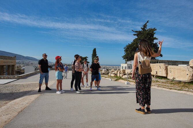 Acropolis Guided Tour with Skip-the-Line Access - Acropolis hill to Propylaea: starting at the Sacred Rock edge