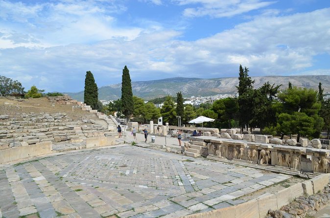 Acropolis of Athens, Parthenon and Acropolis Museum private tour with dinner - Acropolis south slope walking: where the story starts