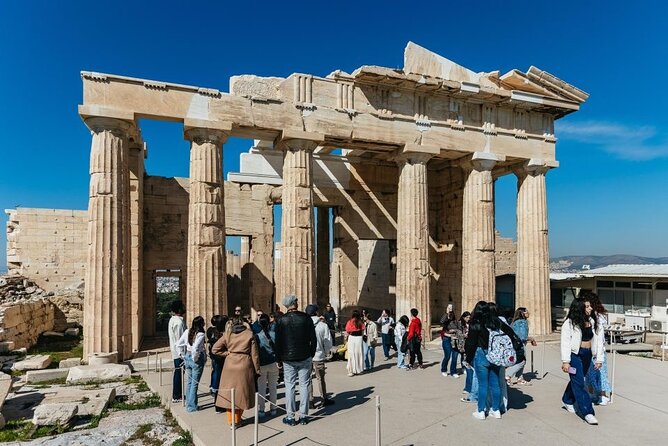 Acropolis, Parthenon and Ancient Agora Guided Tour with entrances - Parthenon time: where the guide points your eyes