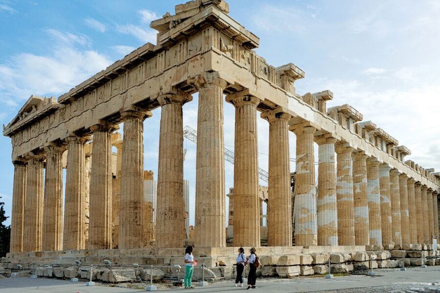 Acropolis, Plaka & Ancient Agora Guided Tour - South-slope Acropolis entry and the Dionysus Theater focus