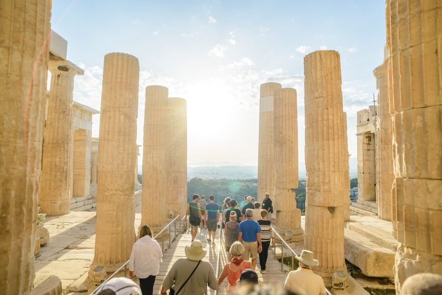 The Acropolis above Athens