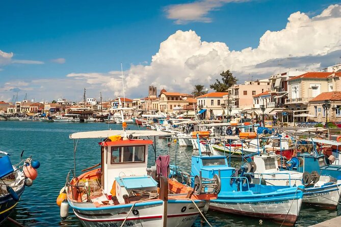 Aegina island small group day trip: Greek island experience - Paralia Agias Marinas and the beach break you’ll be grateful for
