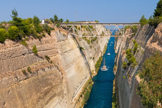 "All Day Tour Athens & Corinth:Highlights & Path of Apostle Paul" - Corinth Canal and Acrocorinth: the geography that makes the story feel real
