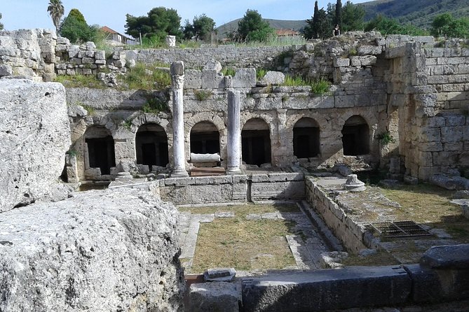 Anc. Corinth, Mycenae, Epidaurus & Nafplio Full Day Private Tour - Ancient Corinth and the Temple of Apollo: City-State Life in Pieces