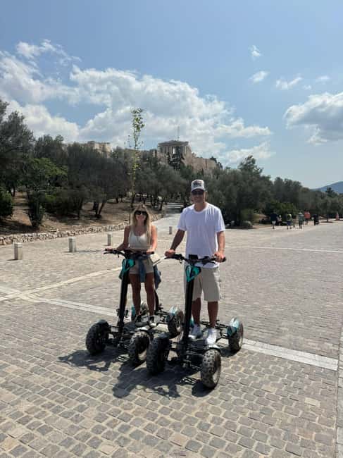 Ancient Athens Electric ATV Scooter Tour - Acropolis Views and the Odeon of Herodes Atticus Moment