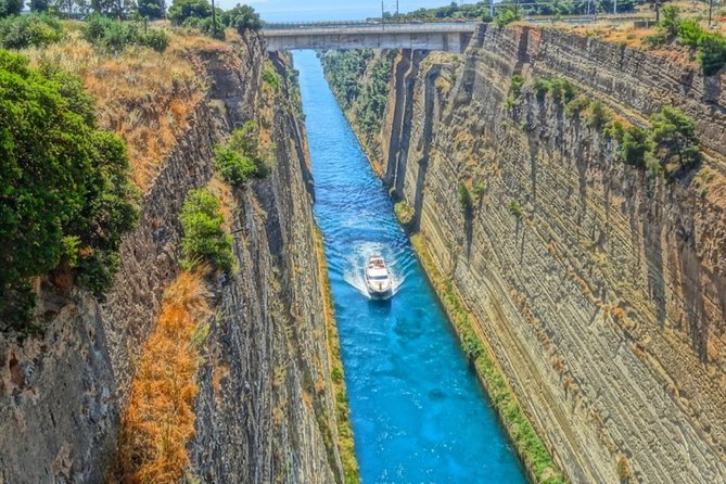Argolis Olympia Delphi & Meteora 4-Day Tour - Day 1: Corinth Canal, Ancient Corinth, Epidaurus, then Mycenae to Olympia