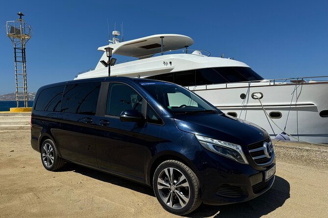 Arrival/Departure & Point to Point Transfer Services in Mykonos - How long the transfer takes door to door in Mykonos