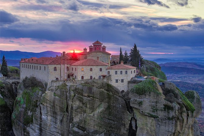 Athens: 3 days 2 nights Meteora with small size tours & hotel - Day 1 monastery circuit: short stops, big views, and Bond-era fame