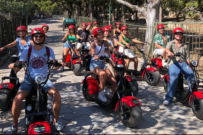Athens Acropolis Official E-Scooter Guided Tour Fat E-Bike - First Cemetery of Athens ceramics and the Temple of Hephaistos