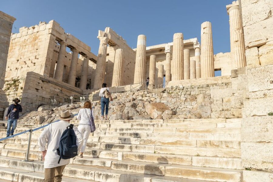 Athens: Acropolis & Plaka Neighborhood Private Walking Tour - Panoramic views and the route down: where perspective matters