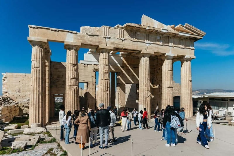 Athens: Acropolis Sunset Tour with Optional Fast-Track Entry - Propylaea: the ceremonial gateway moment