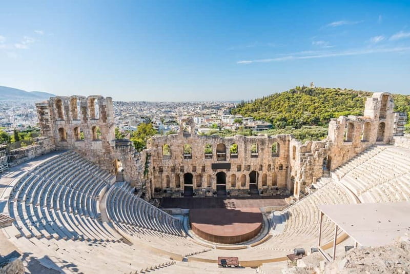 Athens: Acropolis Tour with Licensed Guide - Odeon of Herodes Atticus, Propylaea, and the “major view” transition
