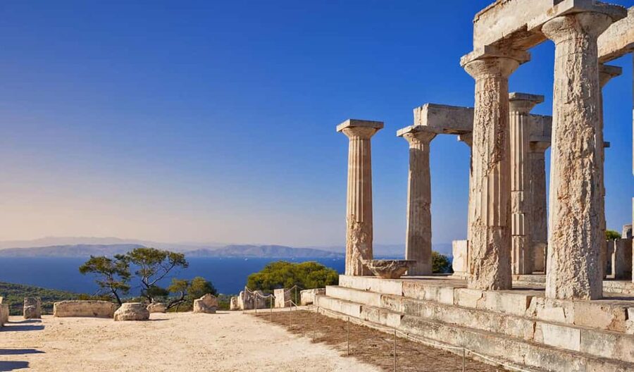 Athens: Aegina Island Small Group Premium Guided Tour - Ferry Time: What You’ll See on the Saronic Gulf Crossing