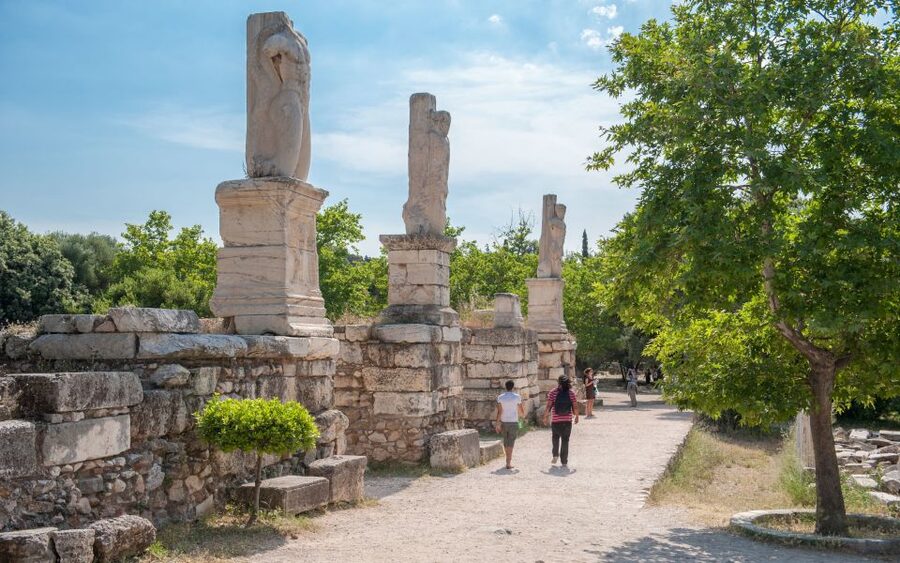 Athens: Ancient Agora E-Ticket and Audio Tour - Tholos area and the Bouleuterion: where laws got made