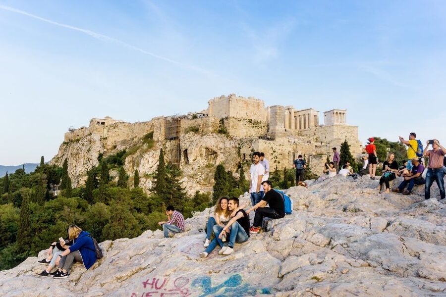 Athens: Ancient Agora E-Ticket and Audio Tour - Philopappos hill and the Prison of Socrates area