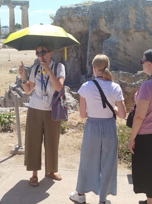 Athens: Ancient Corinth Tour with Official Guide & Tickets - Apollo’s Temple ruins: touching distance with 6th-century BC Corinth