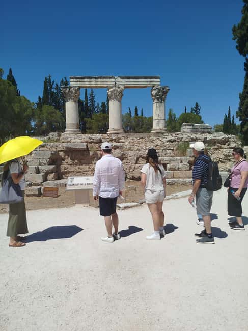 Athens: Ancient Corinth Tour with Official Guide & Tickets - Ancient Corinth’s Agora: where trade routes turn into real streets