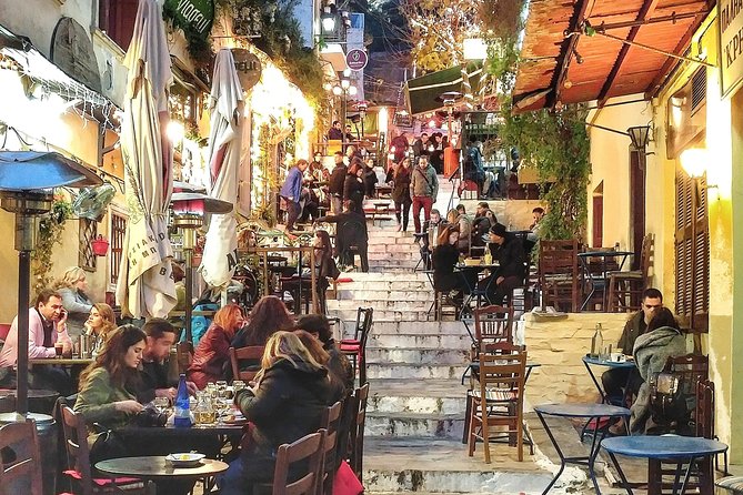 Athens at Night Small-Group Walking Tour with Dinner - Night views, real Athens style, and a meal included