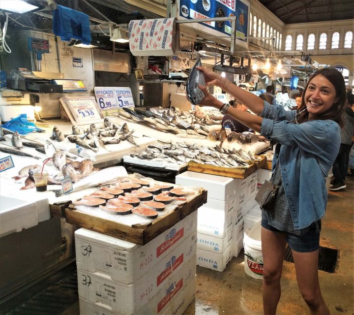 Athens: Authentic Greek Food Walking Tour - Central Athens Market: when the market is open, this stop does real work