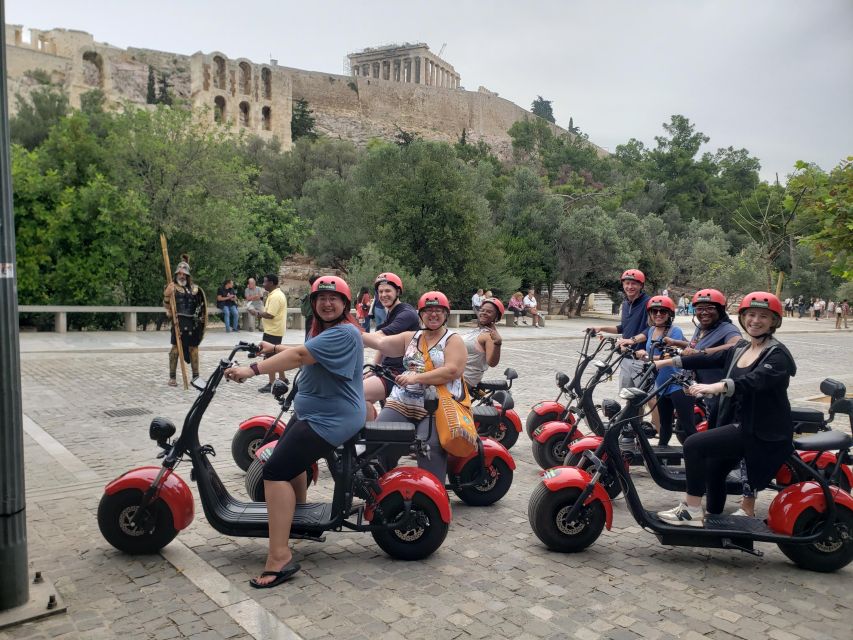Athens: Award-Winning Acropolis Guided e-Scooter Tour - A secret stop and hilltop views: the best payoff for curious photo people