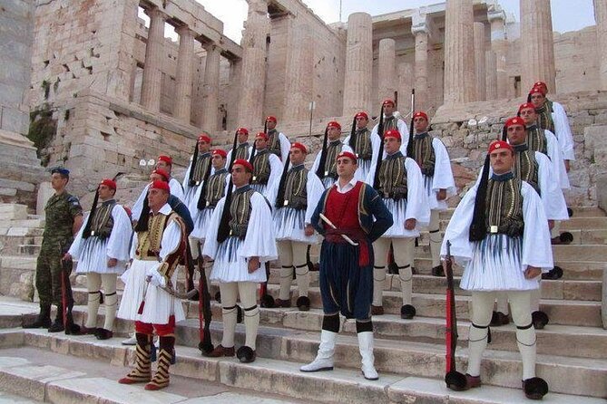 Athens Best All Inclusive Half Day Private Tour 2026 - Syntagma Square: Evzones, the Tomb of the Unknown Soldier, and ceremony timing