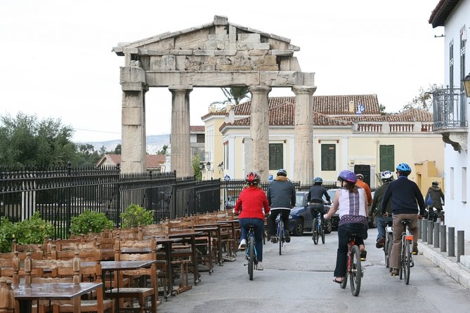 Athens Bike Tour - Ancient Agora, Kerameikos Cemetery, and Roman Agora photo stops