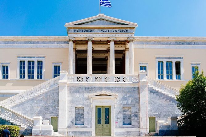 Athens By Afternoon Including a Dinner - Temple of Olympian Zeus and the national museum: huge scale, fast pace