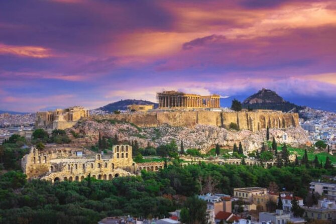 Athens by night - Language Setup: Spanish Assistant Included, Real-World Timing Varies