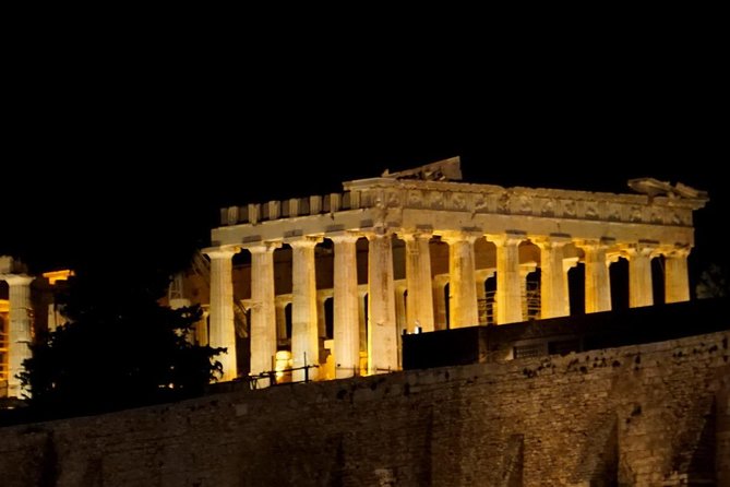 Athens By Night Private Tour - The Acropolis stop: short time, big payoff, smart ticket planning