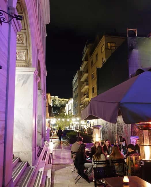 Athens by Night: Social Walking Tour to Meet, Connect, & Explore - From Plaka into Byzantine Athens on Ermou Street