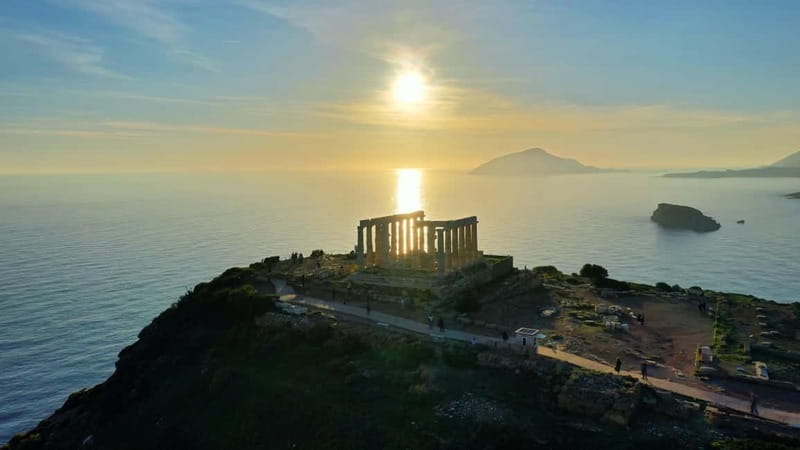 Athens: Cape Sounion and Vouliagmeni Lake Private Tour - Temple of Poseidon at Cape Sounion: Time, Views, and Self-Guided Walking