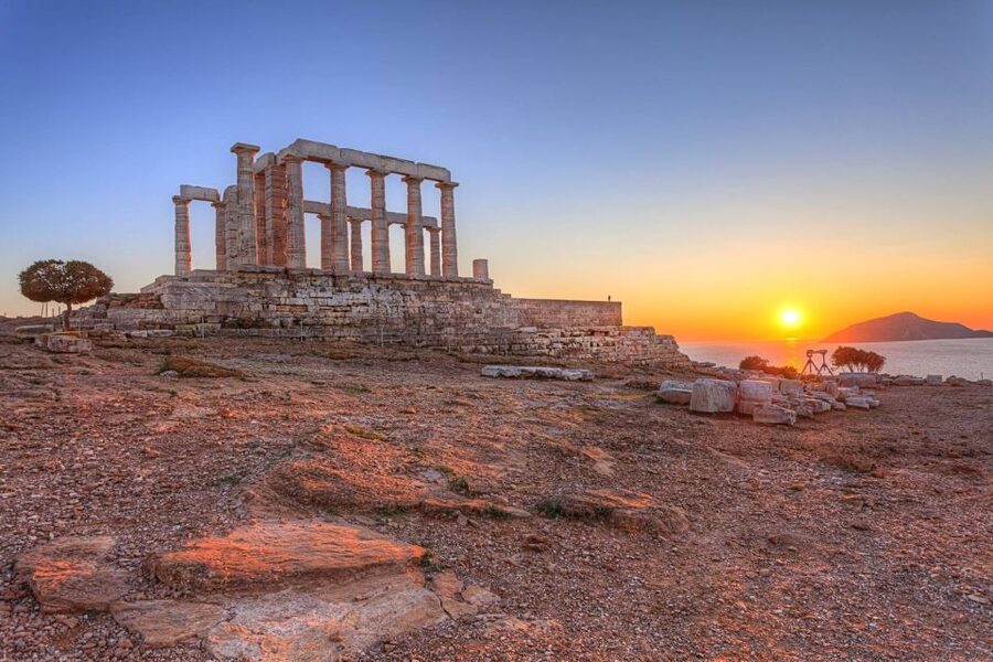 Athens: Cape Sounion &Temple of Poseidon Sunset Tour & Audio - Pickup points and the 5-hour sunset timing