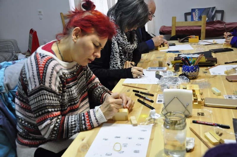 Athens: Carve your Name/logo Stamp Workshop in special stone - Carve a Custom Seal Workshop Near Athens’s Acropolis
