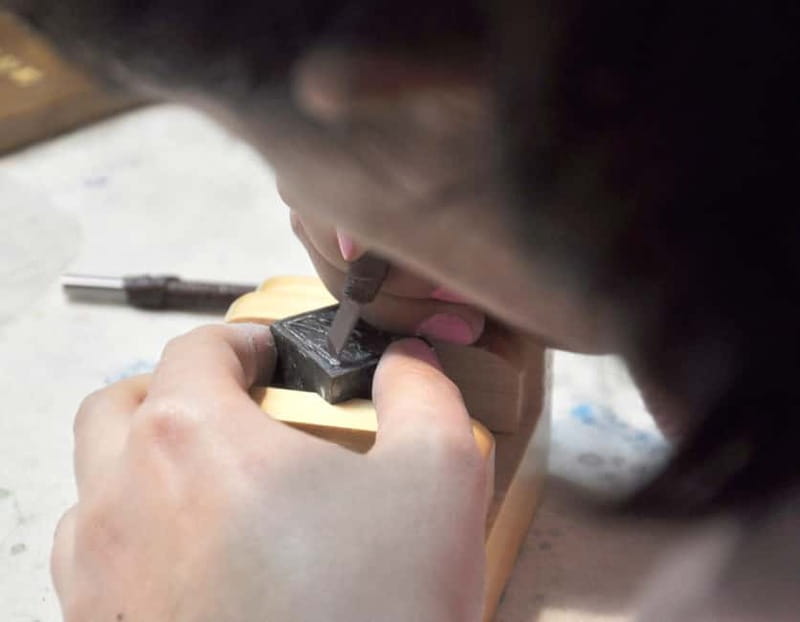 Athens: Carve your Name/logo Stamp Workshop in special stone - Learning the Tools and Carving the Stone