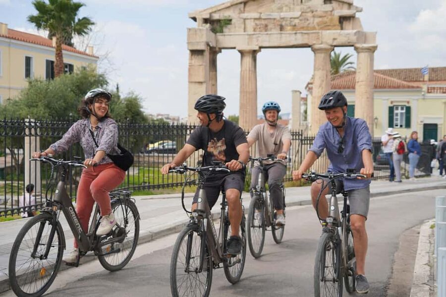 Athens: City Bike tour with Acropolis Visit Option - Thissio and Kerameikos: Coffee-Shop Athens Meets Ancient Ground