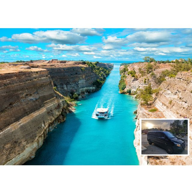 Athens: Corinth Canal and Mycenae Private Half-Day Trip - The countryside ride: olive, orange, and vineyard views with Wi‑Fi and AC
