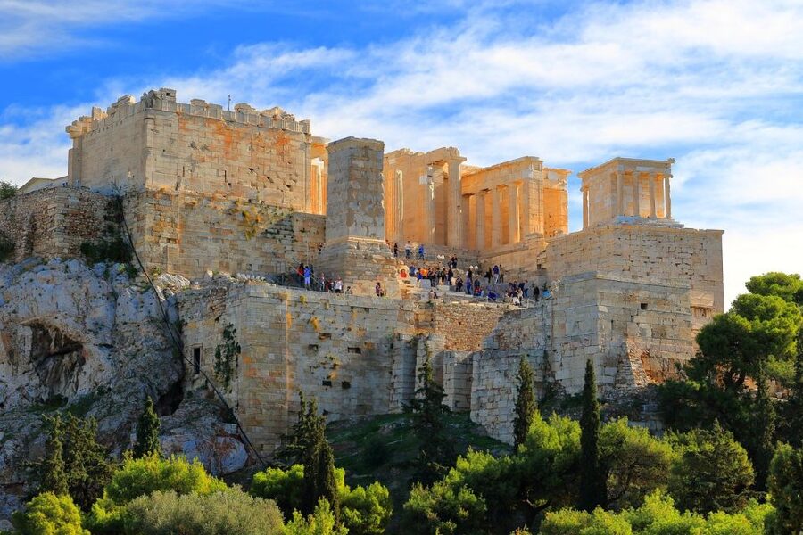 Athens & Corinth Christian Tour in Paul's Footsteps - Standing where Paul challenged Athenian thought: Areopagus (Mars Hill)
