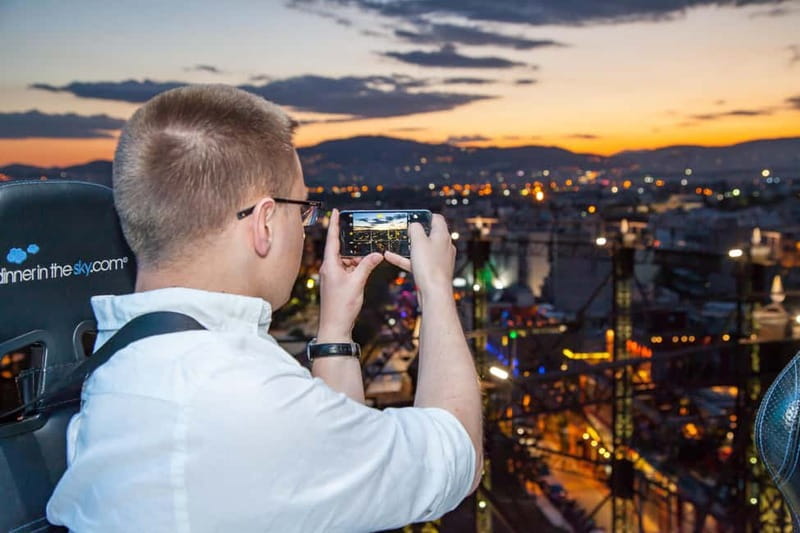 Athens: Dinner in the Sky Experience - Sunset vs starlight: choosing your sky timing