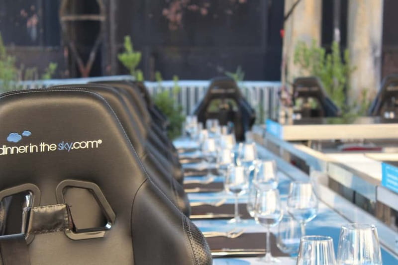 Athens: Dinner in the Sky Experience - The rotating table and those Acropolis photo angles