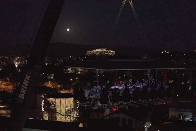 Athens: Dinner in the Sky Experience - Wine included: how to think about the cost and what it replaces