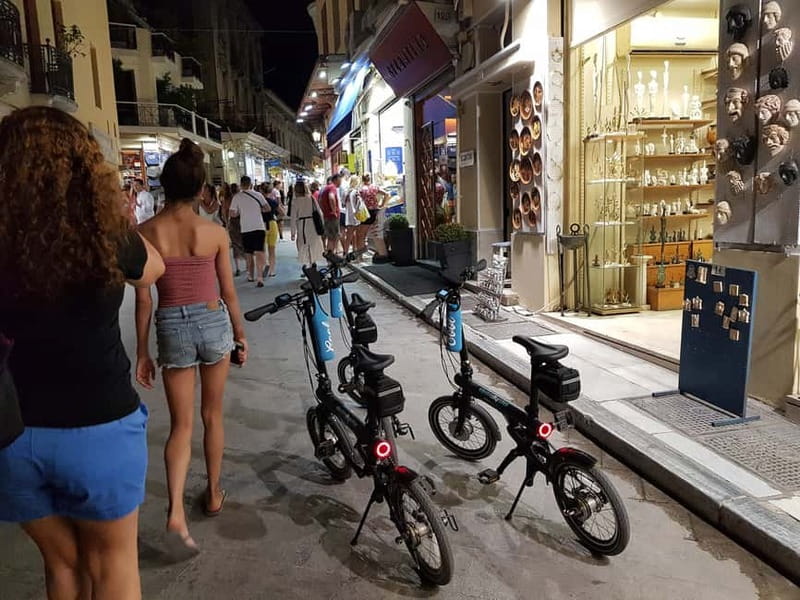 Athens: Discover the City Electric Bike Night Tour - Academy of Athens: a calm photo stop to warm up your night vision