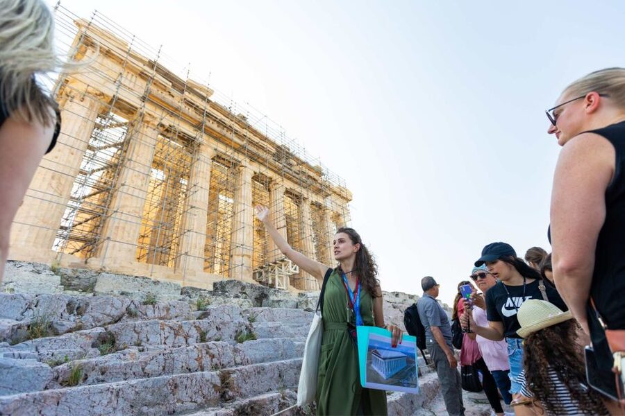Athens: Early Morning Guided Tour to Acropolis and Museum - Down the Walk: Dionysiou Areopagitou and Finishing Momentum