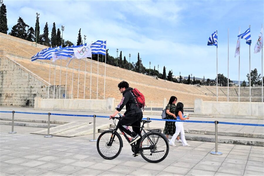 Athens: Electric Bicycle Tour to Mount Hymettus - Byzantine monuments and the option to visit Kaisariani