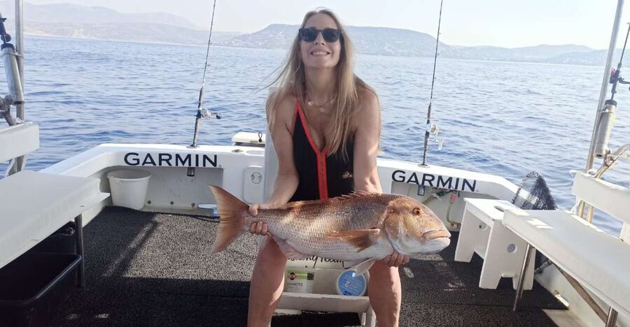 Athens: Fishing Trip Experience on a Boat with Seafood Meal - Swimming stops: what to do and how to handle it