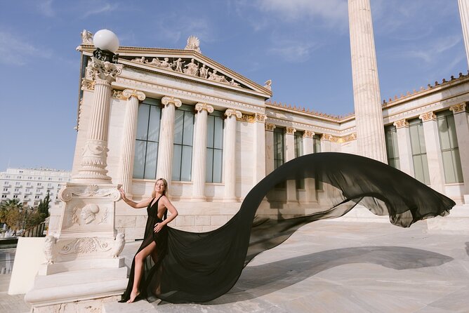 Athens Flying Dress Photo Shoot with a Professional Photographer - Key things that make this shoot work
